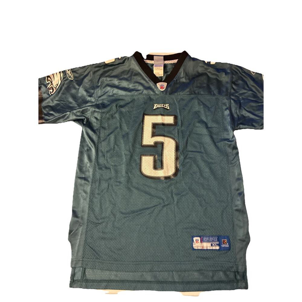 Donovan McNabb Philadelphia Eagles NFL Equipment Reebok Jersey Youth Size XL